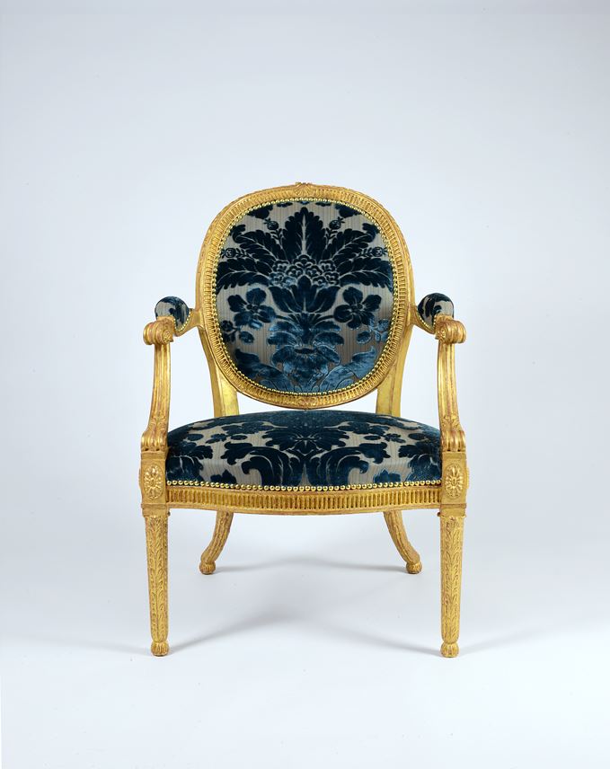 John Linnell - A Fine Pair of Giltwood Armchairs attributed to John Linnell | MasterArt